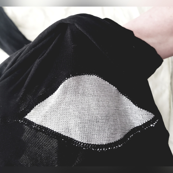 George Black Pattern Control Top Tights - Picture 3 of 4